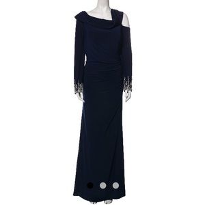 MAC DUGGAL SIZE 16 BLUE PERFECT FOR WEDDINGS or PARTIES